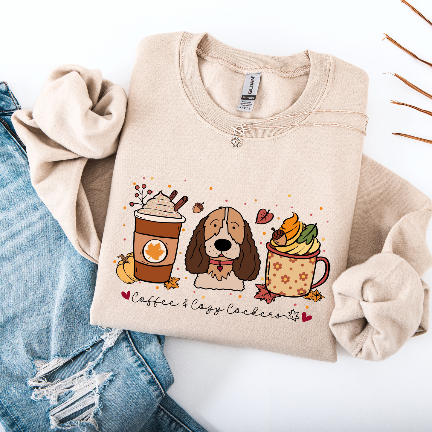 Coffee & Cosy Cockers Sweatshirt