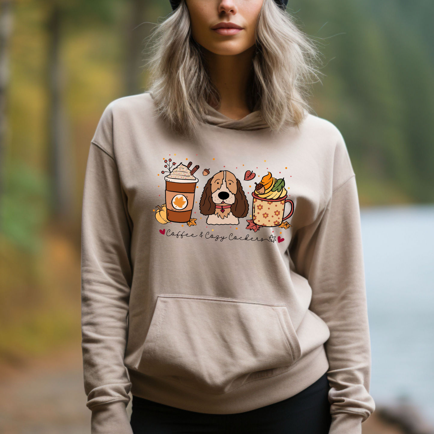 Coffee & Cosy Cockers Hoodie