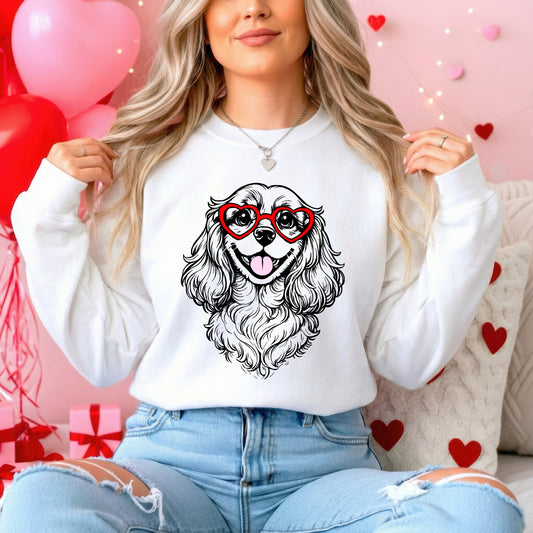 Cocker Spaniel Valentines Sweater
