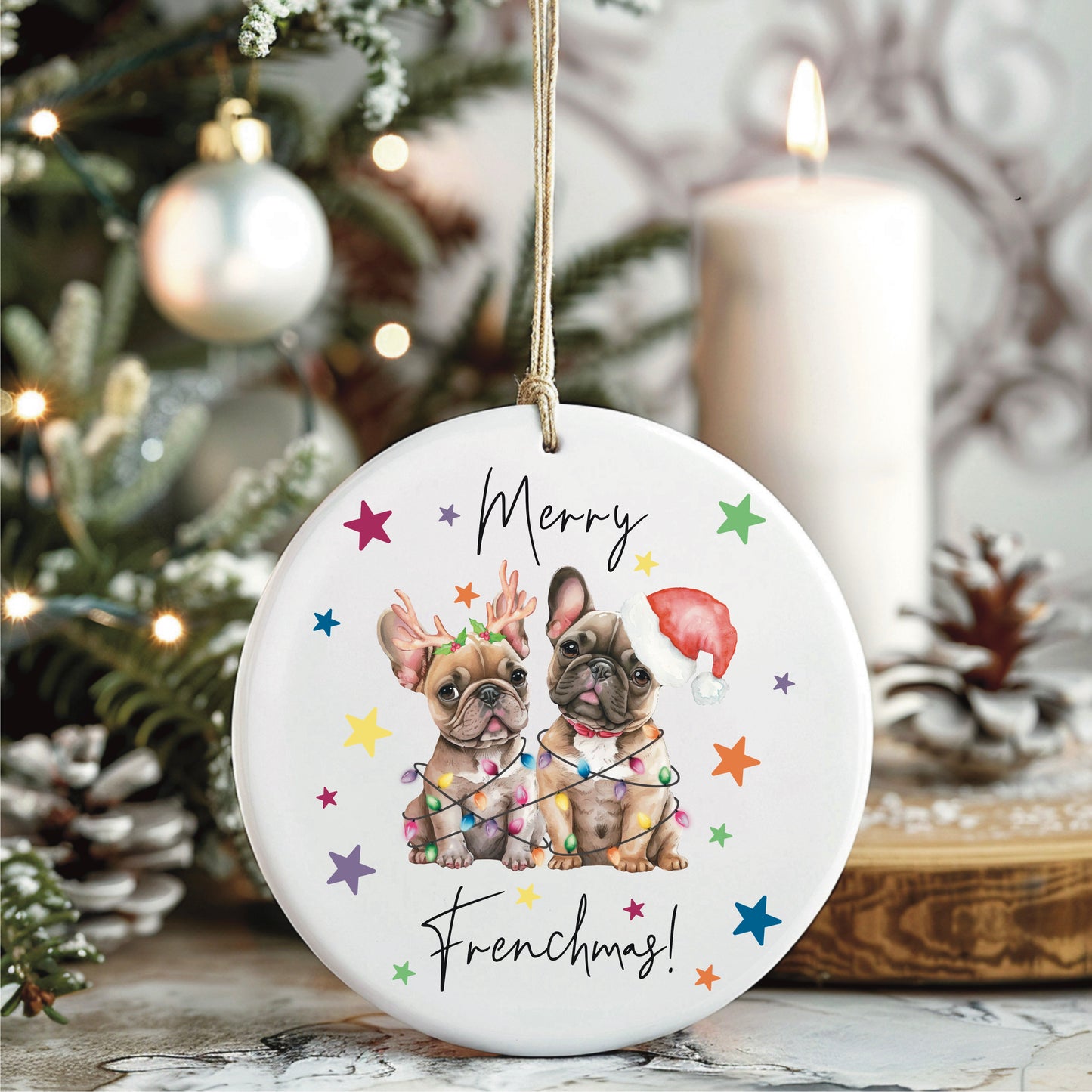 Merry Frenchmas Christmas Ornament