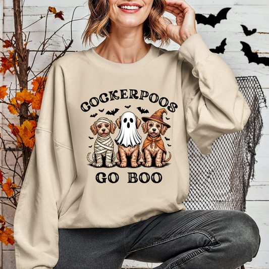 ‘Cockerpoos Go Boo’ Sweatshirt