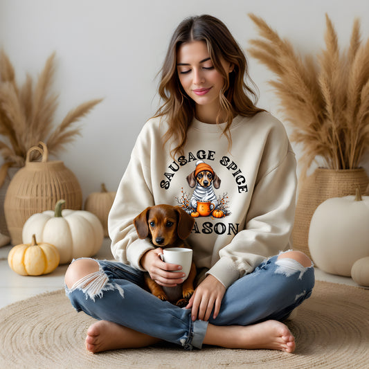 'Sausage Spice Season Dachshund' Sweatshirt