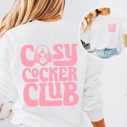 Cosy Cocker Club Sweatshirt – Dog Lover Jumper
