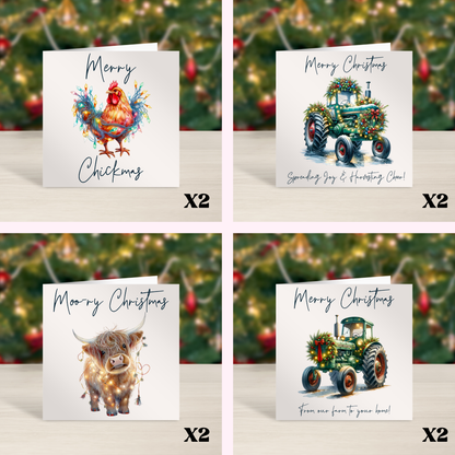 'From our Farm' Farming Christmas Card