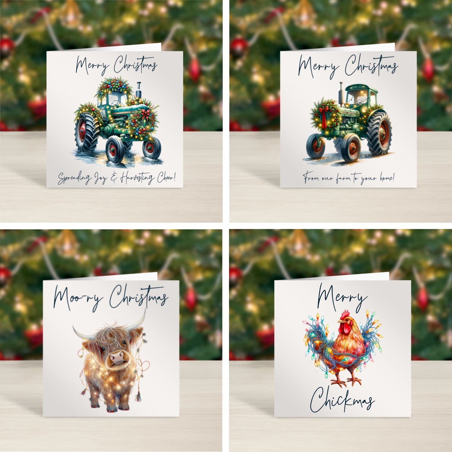 'From our Farm' Farming Christmas Card