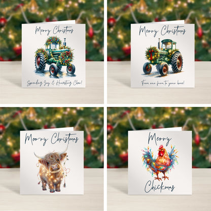 'From our Farm' Farming Christmas Card